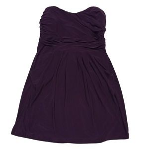 WISHES WISHES WISHES sz 3X Strapless Dress Sweetheart Neckline Plum Purple
